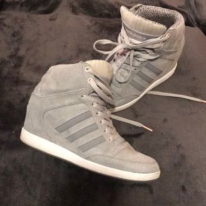 Adidas platform sneakers size 9